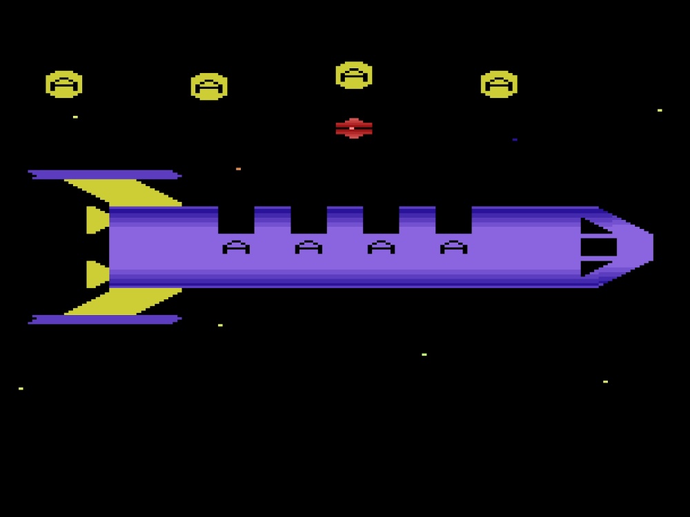 Gameplay of Alpha Beam With Ernie for Atari 2600